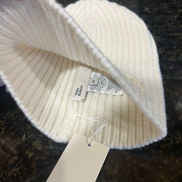Tory Burch Cream Knit Hat and Mittens Set - Picture 14 of 14